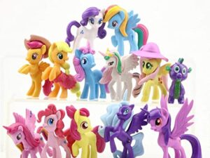 Little Rainbow Pony-Horse Toys - Action Figure (12 pcs/Set)