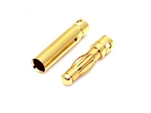 HXT 4mm Gold Connector without Protector-1Pair