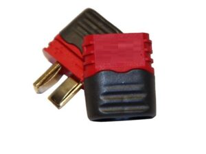 T Style Male-Female Connector Pair with Insulating Caps