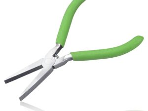 5 Inches Flat Nose Pliers Smooth Jaw Pliers for Wire Bending Warpping Shaping Small Jewelry Beading Making Tool Mini Professional Hand Repair Tool