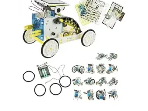 DIY 14 in 1 Educational Solar Transformers Robot Kit Toy