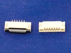 1mm Pitch 6 Pin FPC FFC SMT Flip Connector (Pack of 2)