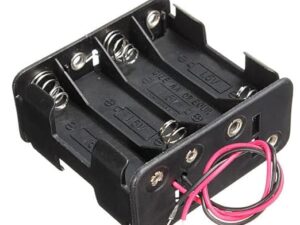12V 8 x AA Battery Clip Slot Holder Stack Box Case