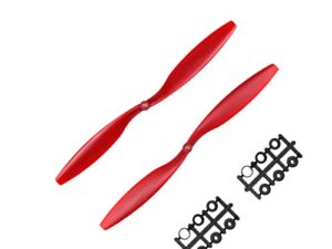 HD Propellers 1245(12X4.5) ABS Red 1CW+1CCW-1pair