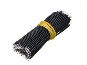 Motherboard, PCB, Breadboard Jumper Cable 150mm 24AWG Black – 50Pcs