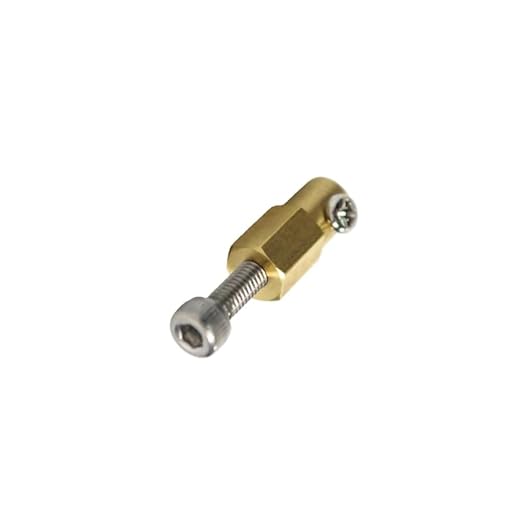 3mm Brass Hex Coupling For 38mm Plastic Omni Wheel