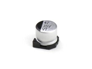 47 uF 35V Surface Mount Electrolytic Capacitor (Pack of 10)