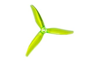 Gemfan Hurricane MCK ReV3 51366-3 PC Durable Tri-Blade FPV Drone Propeller Radioactive Yellow (2CCW+2CW)