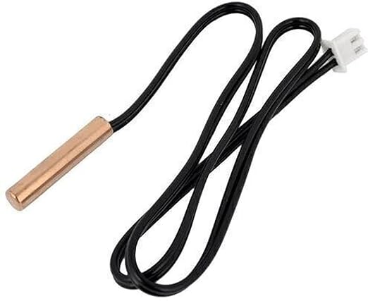 AC Coil Temperature Sensor 15K NTC Copper Probe for Split Air Conditioners, Universal HVAC Control Electronic Components Hobby Kit Repair Part, 4 cm Cable Length, Pack of 1