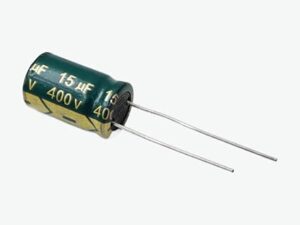 15µF 400V Radial Electrolytic Capacitor – Through Hole